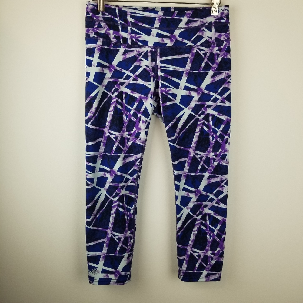 Athleta Floral Geo Relay Capris